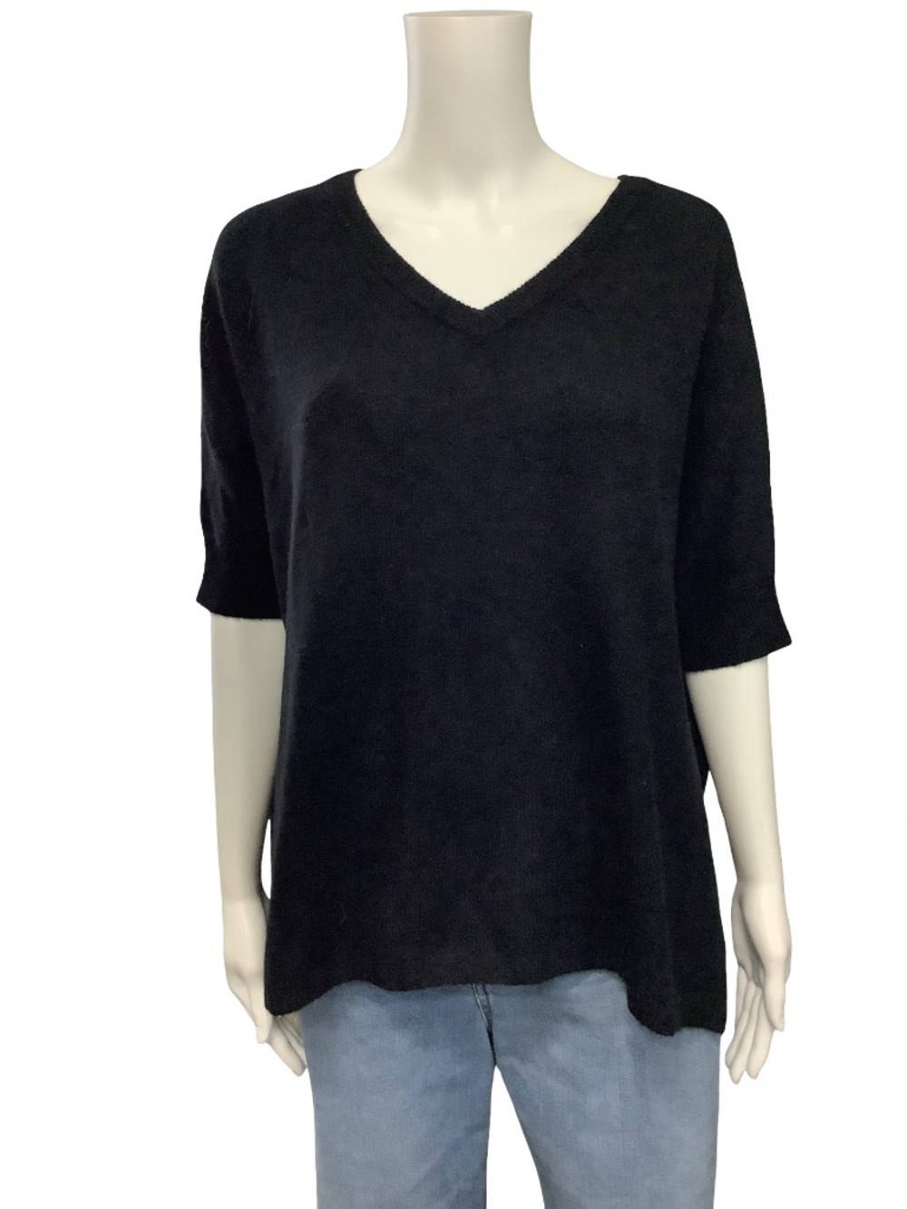 BRODIE Cashmere V Neck Sweater Size: S